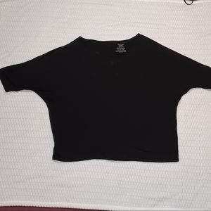 Black Batwing Top